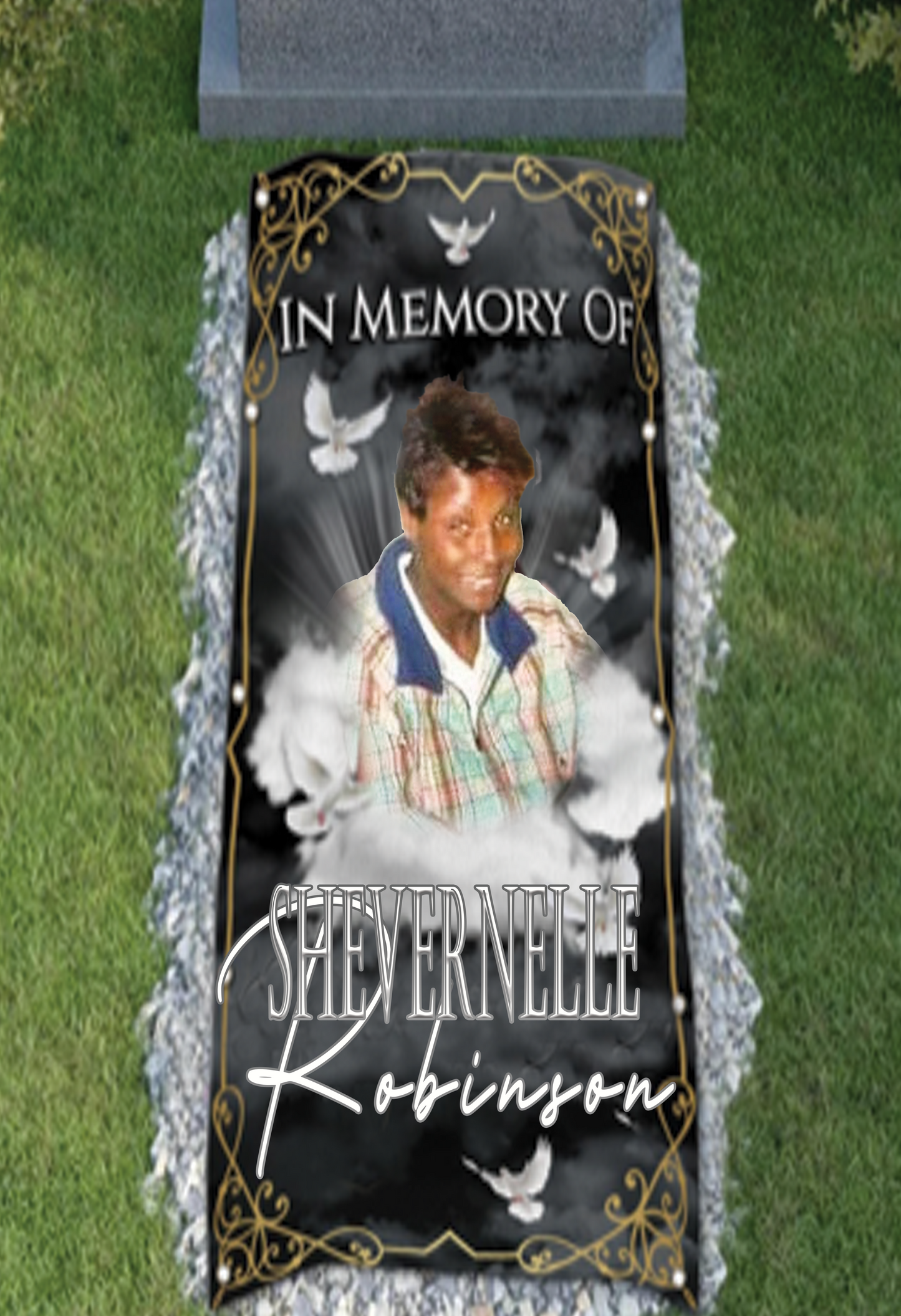 Memorial Blanket (Standard Child size 2x4) (We Design At No Additional Cost)